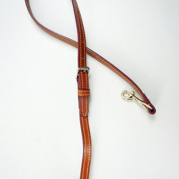 Dooney & Bourke Shoulder Bag Satchel, All Weather Leather, Tan - Picture 8 of 11